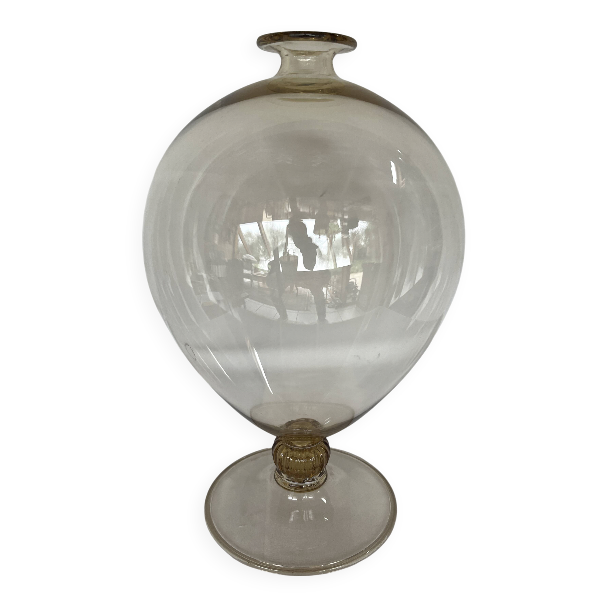 Blown glass vase from Murano