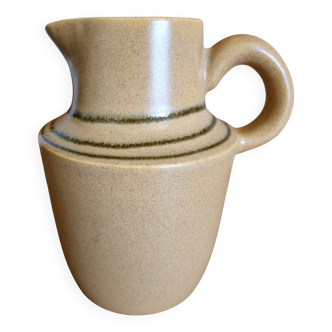 Vintage Sarreguemines stoneware pitcher 1L