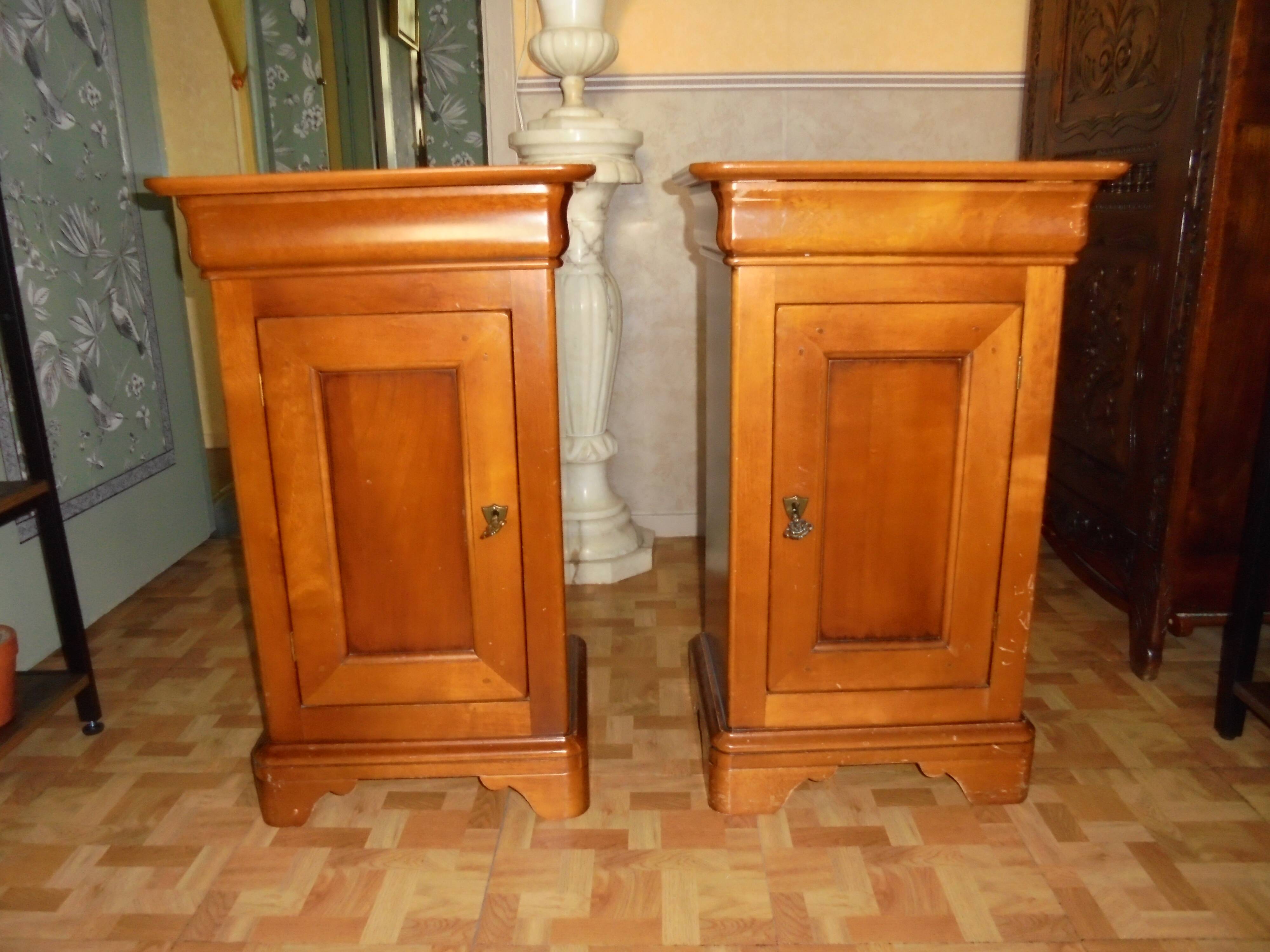 Louis Philipe style bedside tables