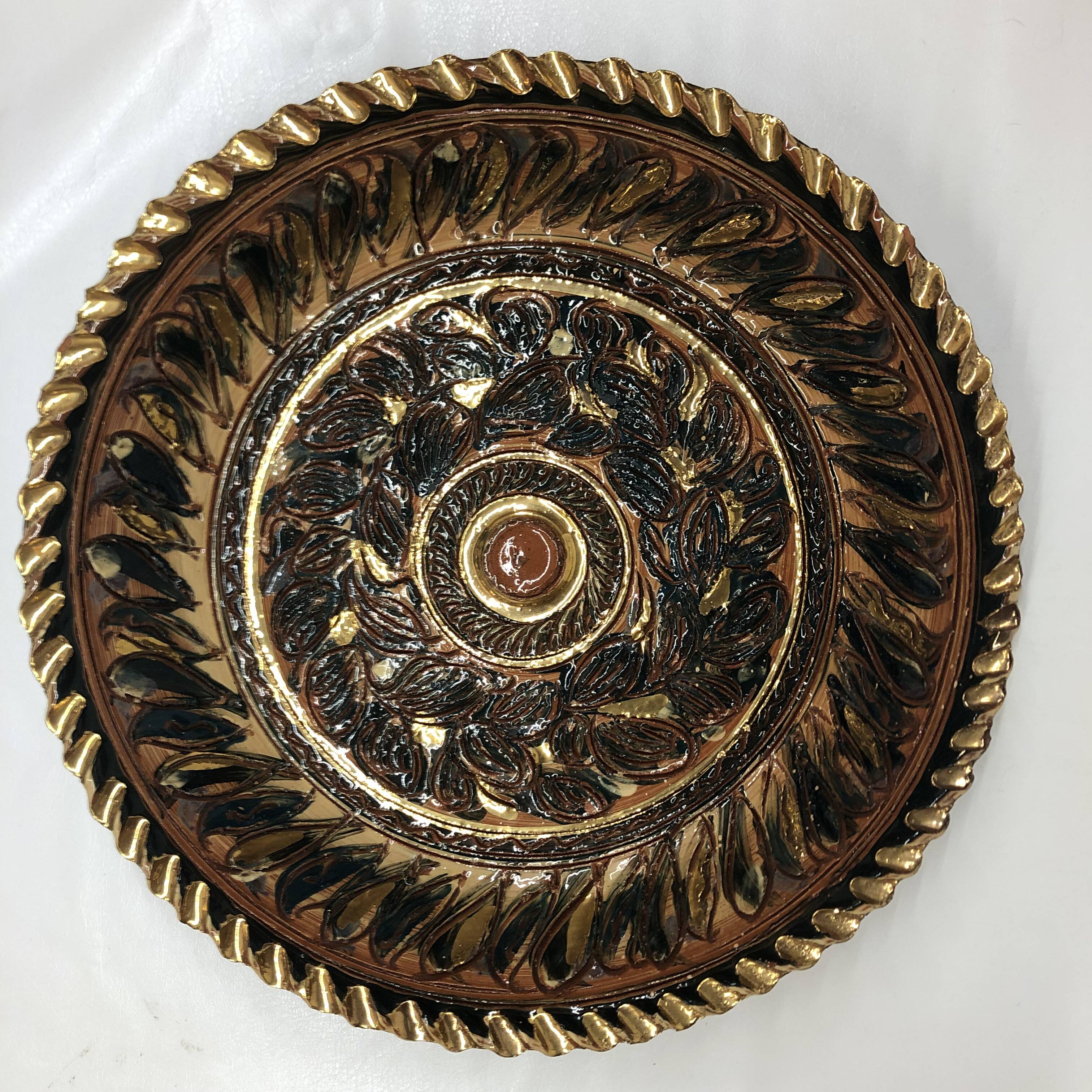 Nimy ceramic dish by Georges Destrebecq circa 1950