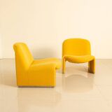 Pair of "Alky" lounge chairs by Giancarlo Piretti for Anonima Castelli 80's