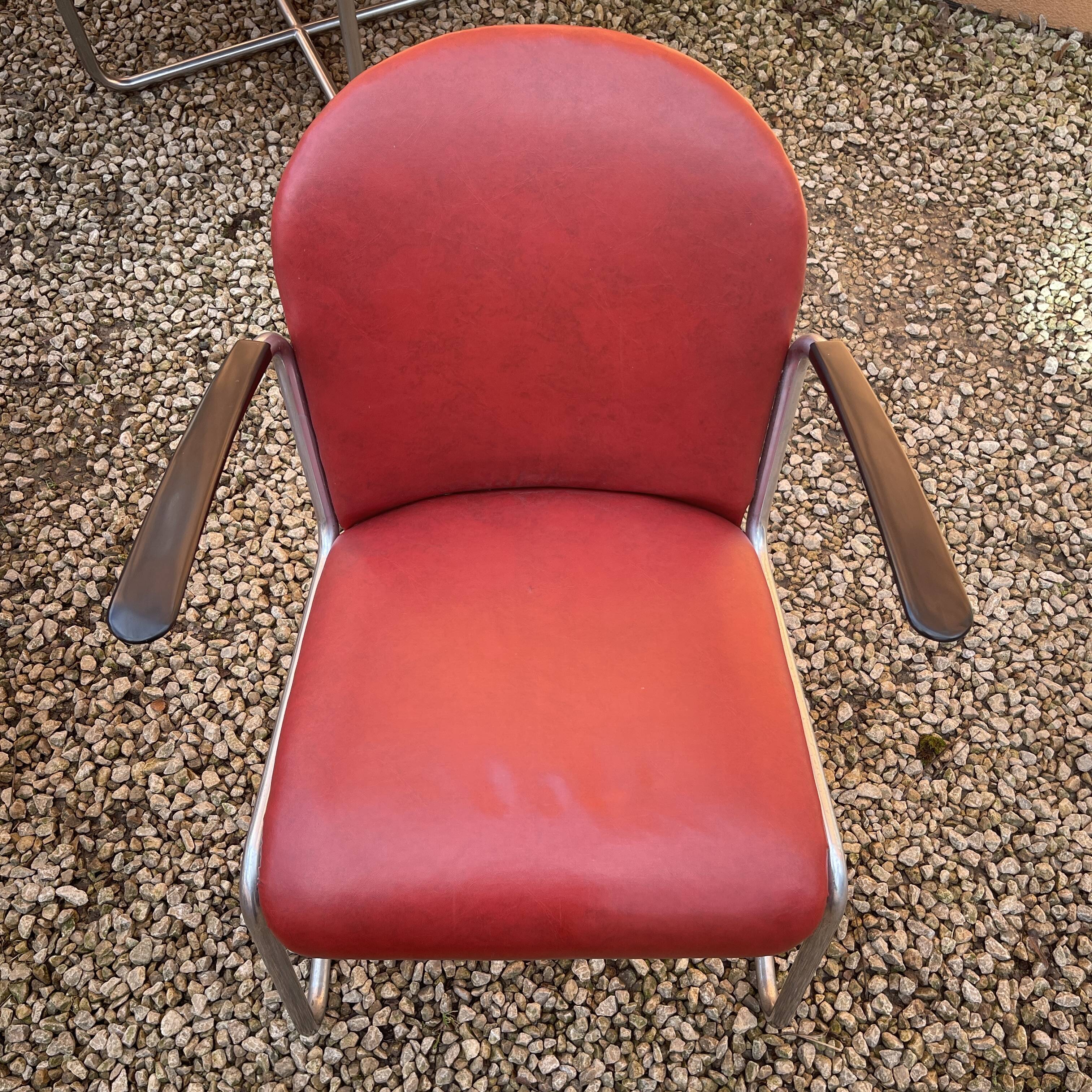 WILLEM HENDRIK GISPEN, set of 3 chairs 413 cantilever Art Deco Bauhaus