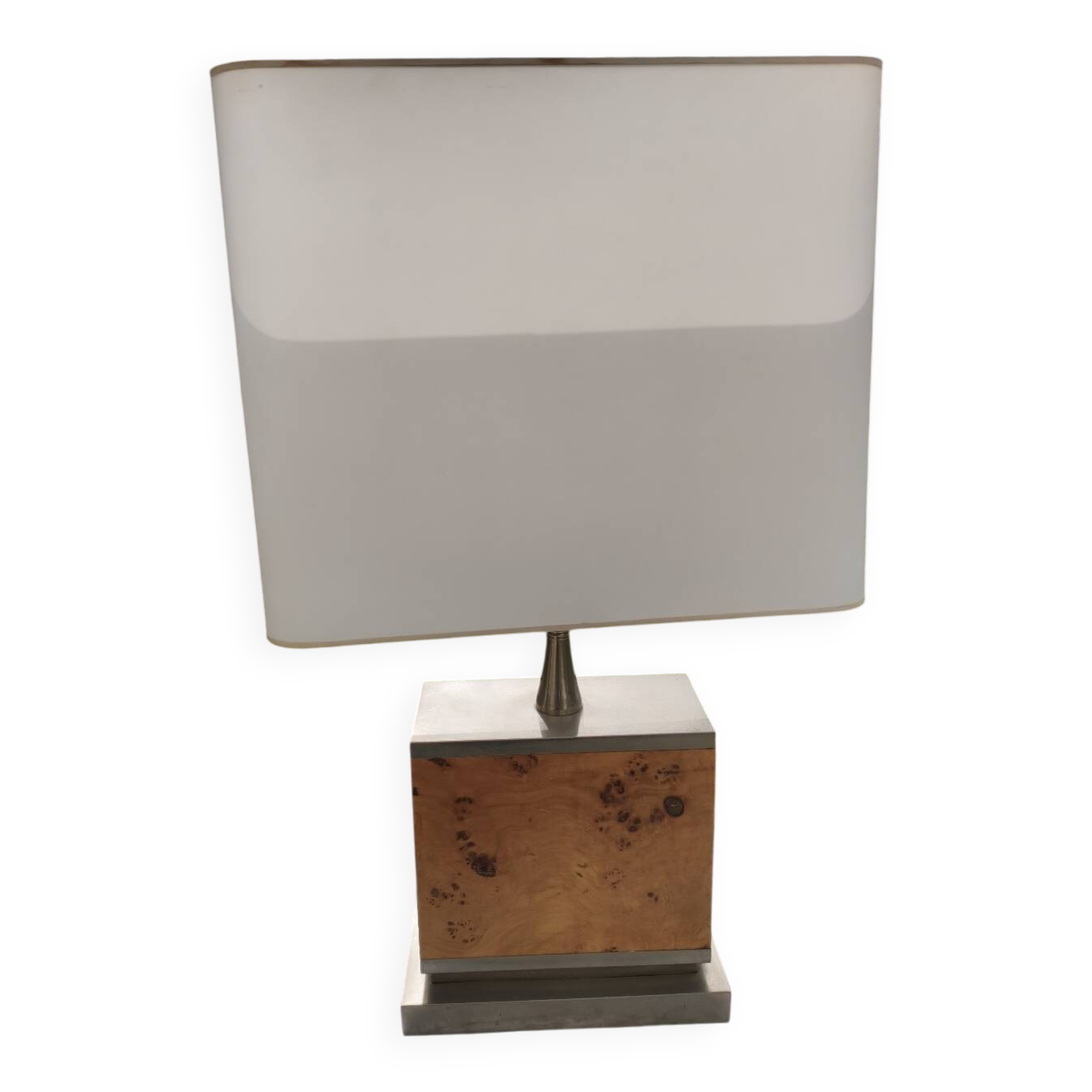 Elm burl lamp