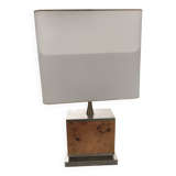 Elm burl lamp
