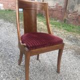 Suite of 6 chairs empire swan collar