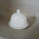 Individual porcelain butter dish
