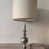 Barber lamp chrome metal brushed aluminum balls