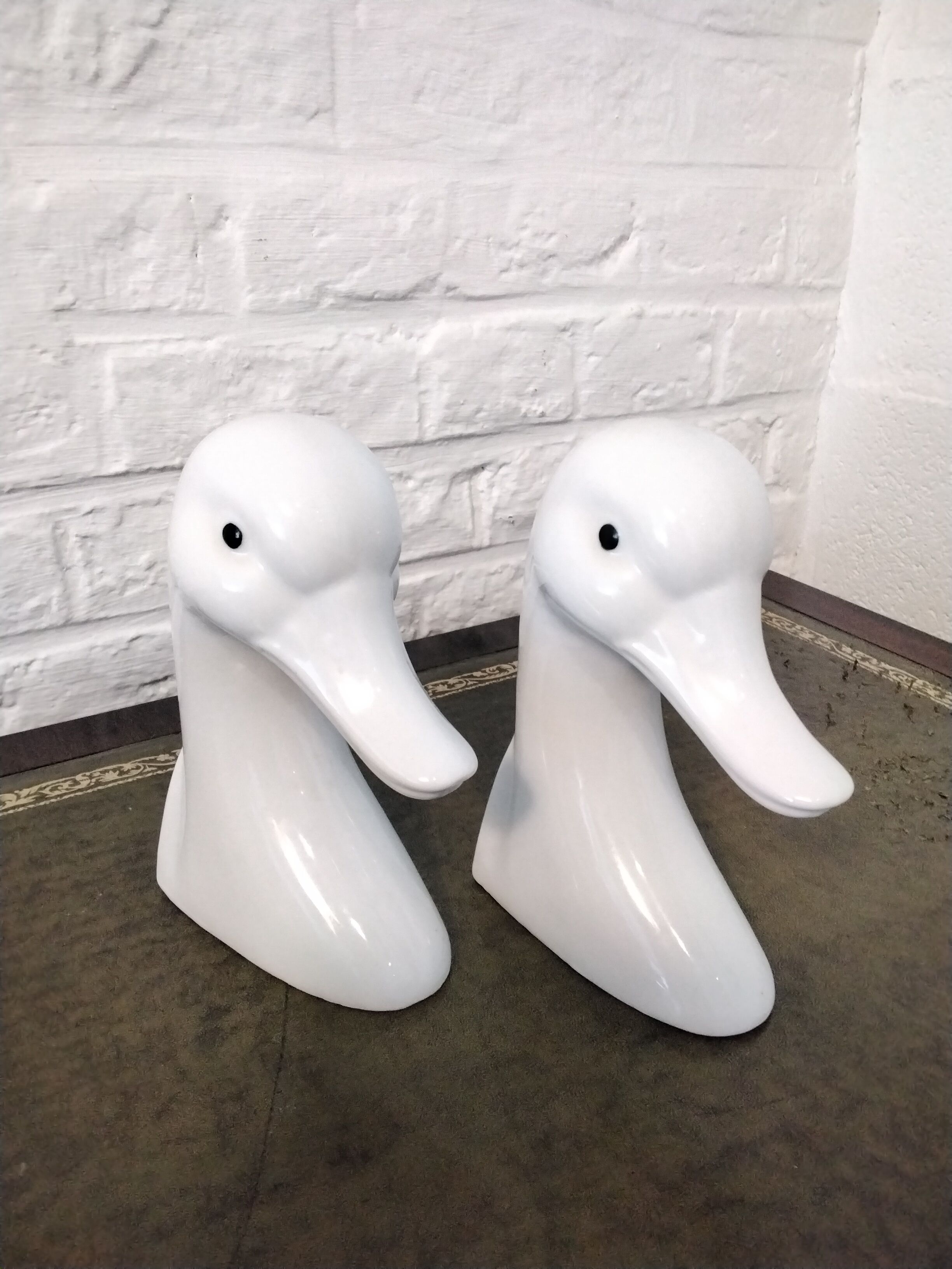 Pair of duck bookends
