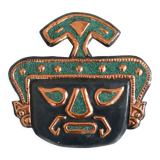 Metal Inca mask, 70s