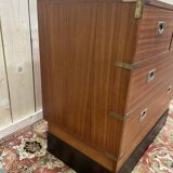 Commode en acajou de style marine