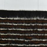 %100 Wool Handwoven Turkish Vintage Kilim Rug, 136x196 Cm