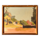 Oil on panel signed Anne Casteret