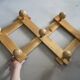 Vintage 70s wall coat rack