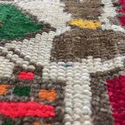 Vintage turkish pastel rug , 100 x 43 cm