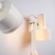 Pair of adjustable wall lamps designed by Per Sundstedt for Kosta Lampan