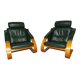 Pair of Nelo Sweden Mid-Century lounge chairs