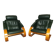Pair of Nelo Sweden Mid-Century lounge chairs