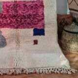 Handmade wool Berber rug 250 x 150 cm