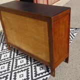 Vintage buffet in light and black oak