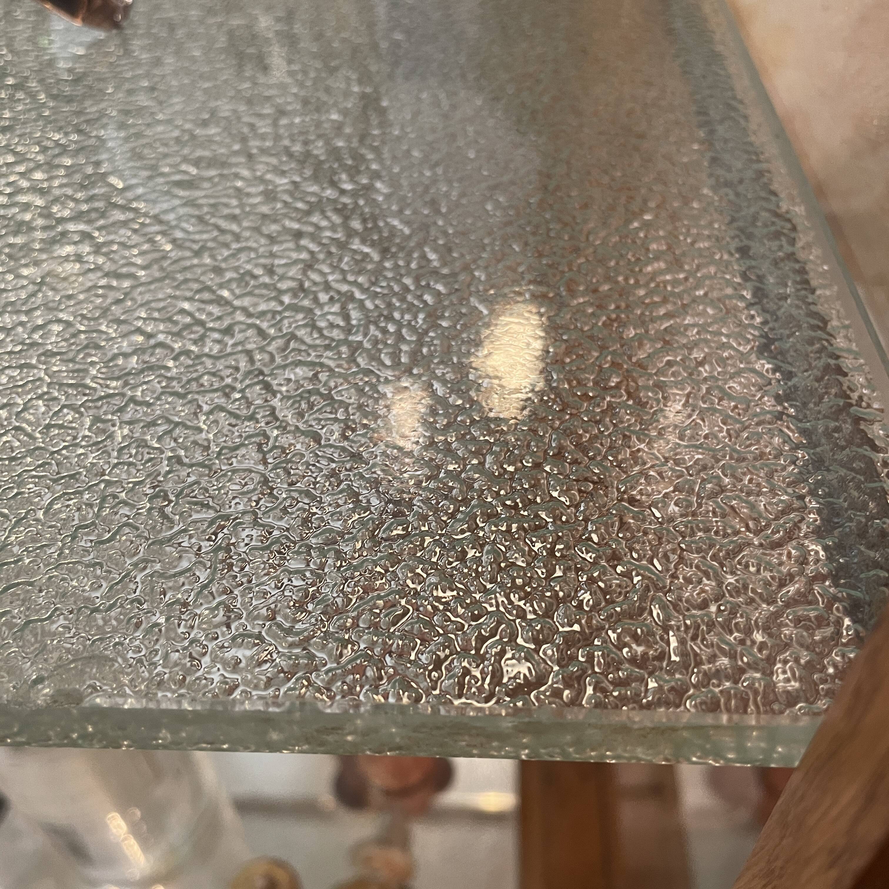 Large antique oak shop display cabinet