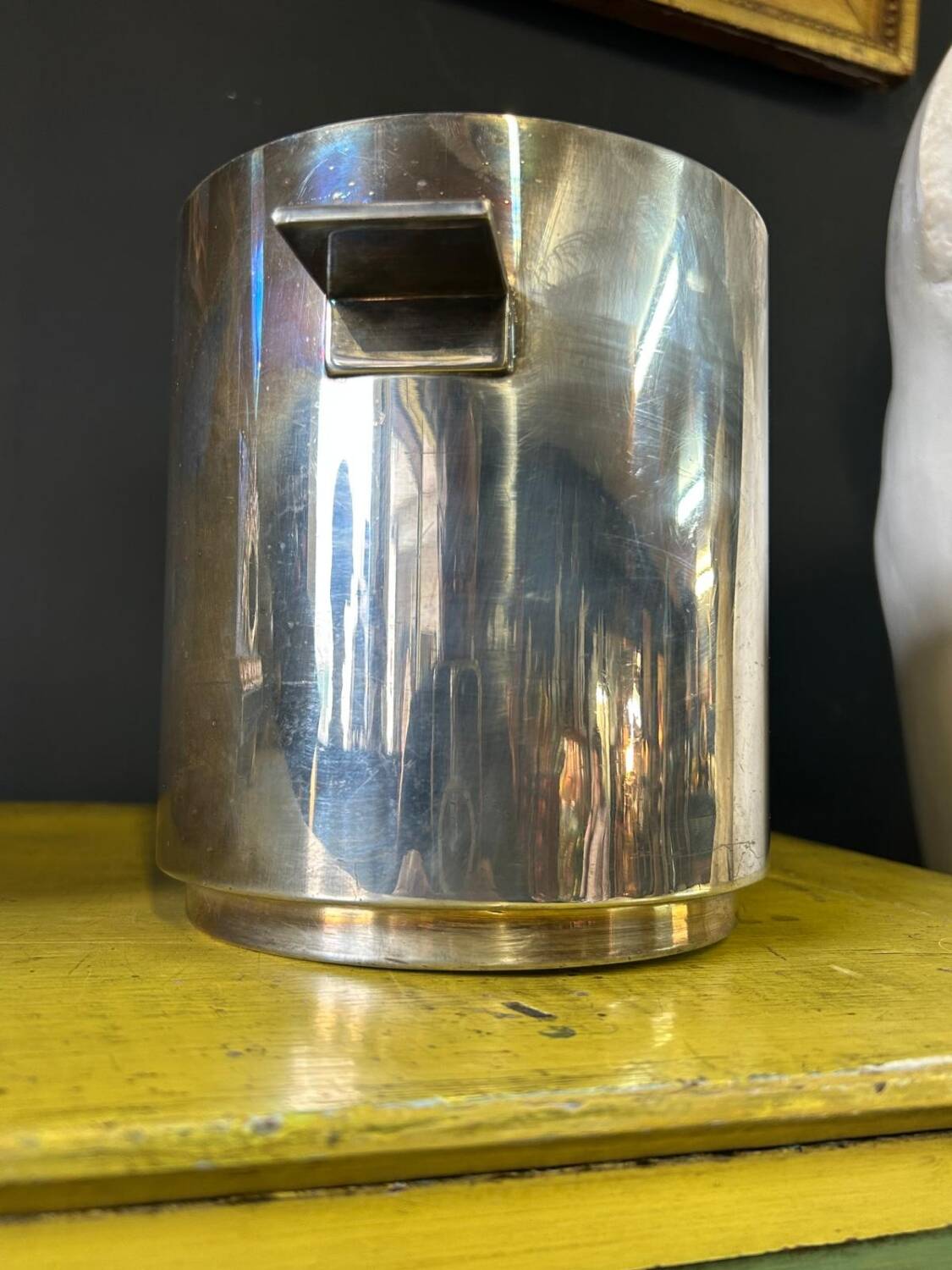 Christofle silver-plated champagne bucket, Windsor model by Lino