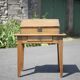 Bureau écritoire bois vintage, bureau bois vintage, secrétaire pupitre, meuble bois, décoration