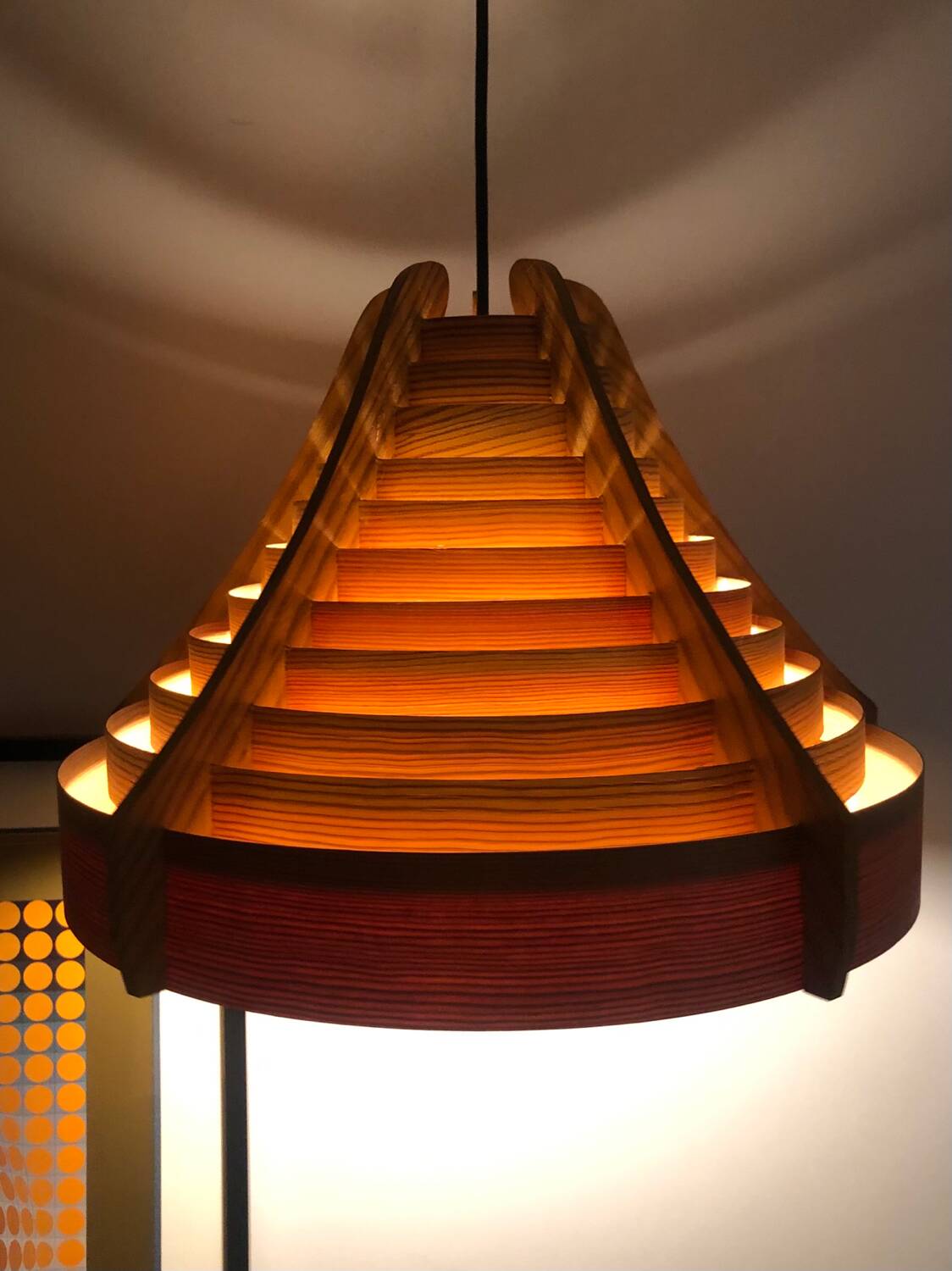 Swedish vintage pendant light / Design by Hans Agne Jakobsson / 60's