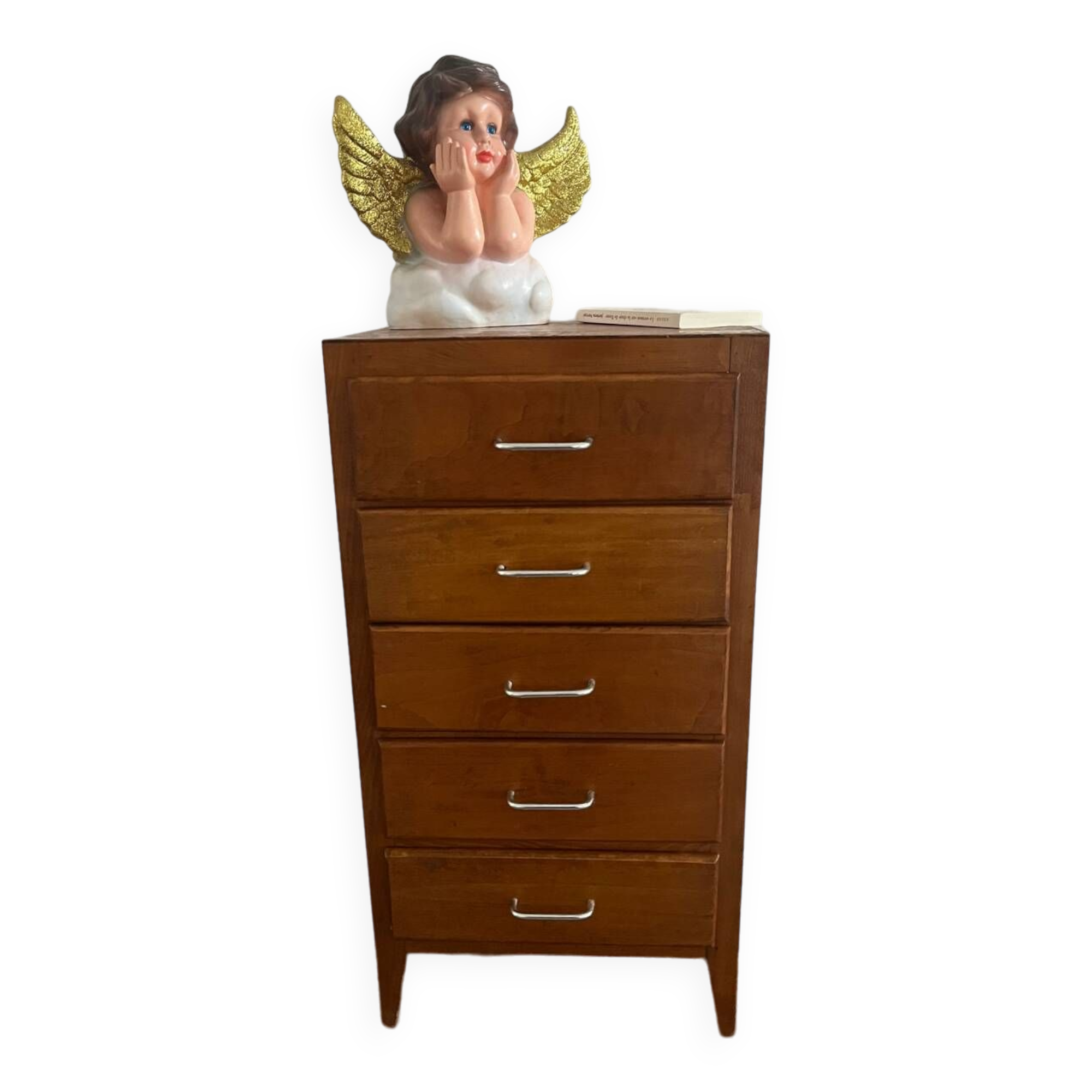 1950s oak chiffonier