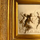 Marble bas-relief tableau of Putti