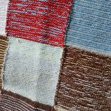 Wool patchwork blanket