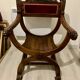 Renaissance-style Dagobert armchair in wood