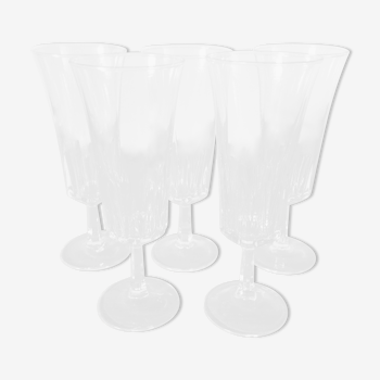 Vintage champagne flutes