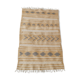 Multicolored handmade kilim carpet