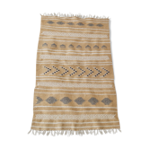 Tapis kilim multicolore fait main