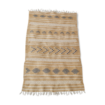 Tapis kilim multicolore fait main