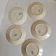 5 assiettes plates Sarreguemines modèle Royat