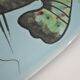 Dish and sausage fish crustaceans earthenware Pornic Bernard Serraz design 60s