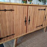 Rattan sideboard