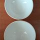 Duo of stenciled bowls