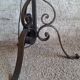 Wrought iron tripod floor lamp from the early 20th century – classical style