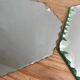 Vintage octagonal beveled mirrors