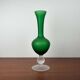 Italian Satinato Series Glass Vase attributed to Carlo Moretti, 1970s