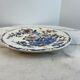 Antique plate in Gien earthenware — model “Rooster with Peonies”