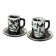 Duo of Vallauris Fourmaintraux cups