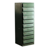 1960s industrial chest of drawers