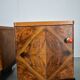 1938s pair of Art Deco bedside tables, Czechoslovakia