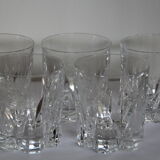 5 chivas Regal engraved vintage whiskey glasses