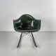 Eames Herman Miller 1950s RAR rocking chair in dark olive green