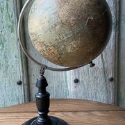 Ancien Globe Terrestre J. Lebègue & Cie, Paris — Environ 1885 / 1890 (Édition