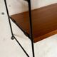 Étagère murale filaire vintage en teck style String